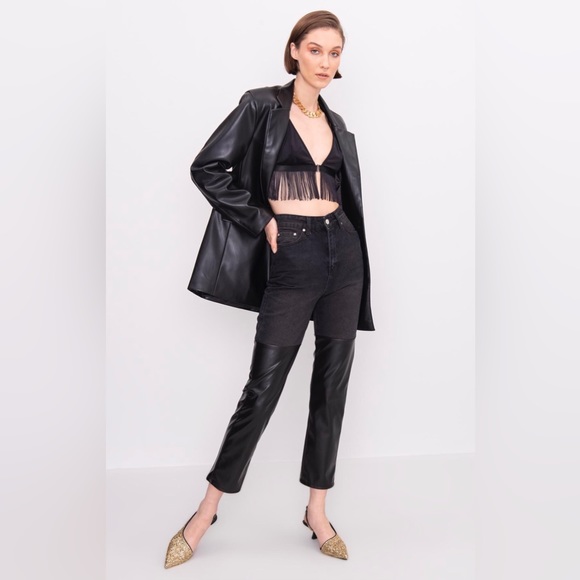 BSL Faux Leather/Jeans - Picture 2 of 9